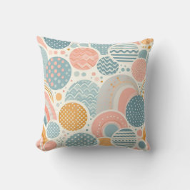 Uppspelad geometrisk dörr Mönster Kudde