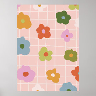 Uppspelad och kontrollerad med daisy poster