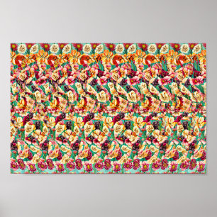 Uppspelad och populär - Gömt 3D-utskrift Poster