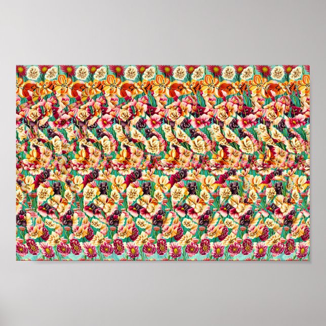 Uppspelad och populär - Gömt 3D-utskrift Poster (Framsidan)