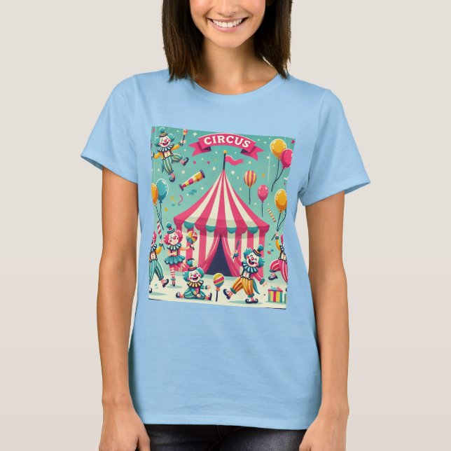 Uppspelande cirkus Delight T Shirt (Framsida)
