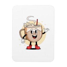 Uppspelande och missvisande kaffetecken magnet