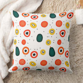 Uppspelande rotcirkel Mönster Kudde