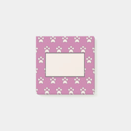 Uppspelande Tass Mönster efter IT-anteckningar Post-it Block