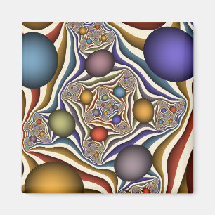 Uppspelning av färglös modern Abstrakt Fractal A Magnet