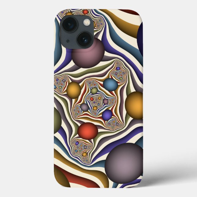 Uppspelning av färglös modern Abstrakt Fractal Art (Baksida)