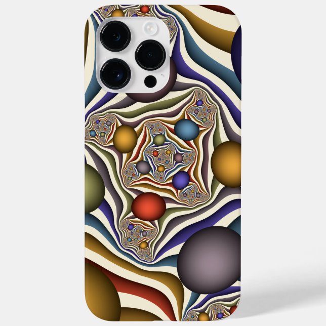 Uppspelning av färglös modern Abstrakt Fractal Art (Baksida)
