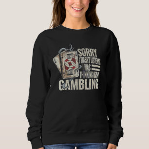 Uppspelning av kasino Spelare Gambling Poker-återf T Shirt