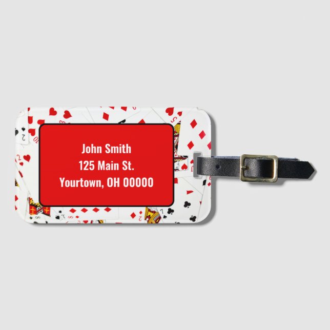 Uppspelning av kort bagagebricka (Framsida horisontal)