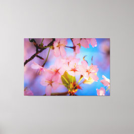 Uppspelning av ljus på Sakura Canvastryck