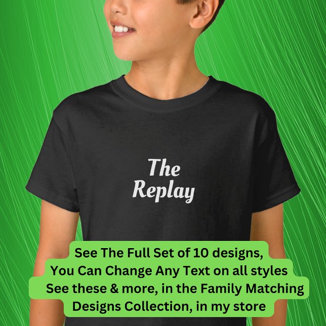 Uppspelning, Encore etc. Matchning av musikfamilje T Shirt (Skapare uppladdad)