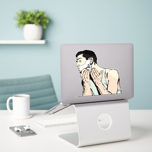Uppspelning Klistermärken (Laptop På Skrivbordet)