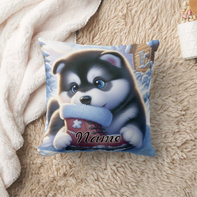 Uppspelning med en vinterstart som täcks av Snö Kudde (Filt)