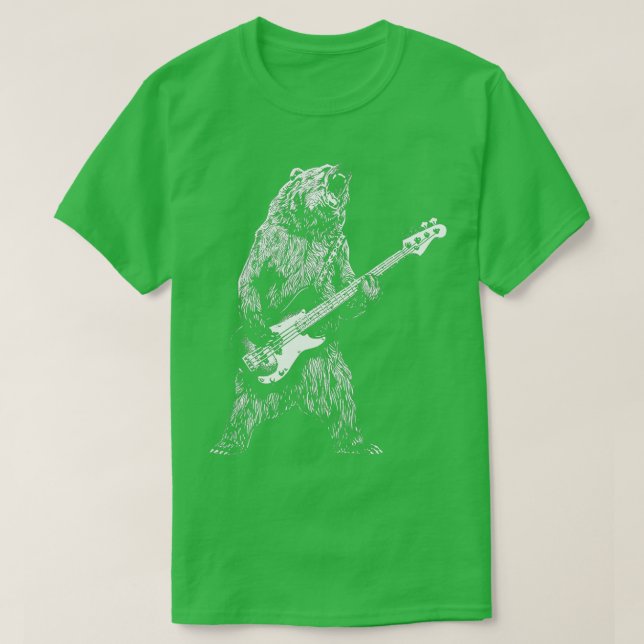 Uppspelningsbagage Guitar för manar djur Uppspelni T Shirt (Design framsida)