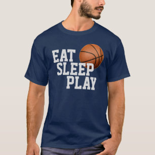 Uppspelningsbasket T-Shirt i viloläge
