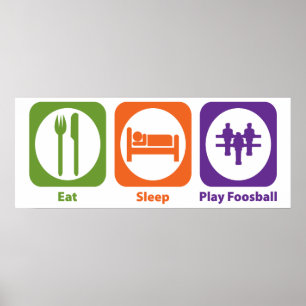 Uppspelningsfoosboll för matta (viloläge) poster