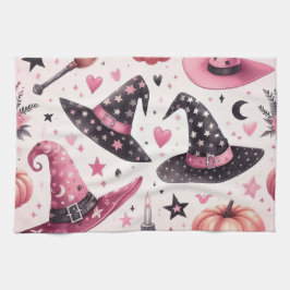 Uppspelningshattar med Rosa och svart vitsar Kökshandduk