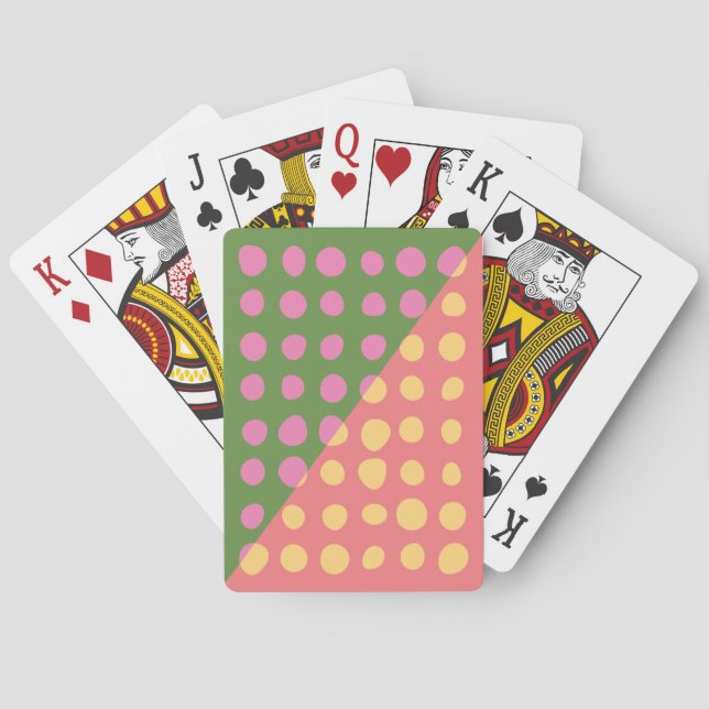 Uppspelningskort abstrakt Mönster Casinokort (Baksidan)