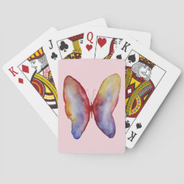 Uppspelningskort Butterfly Teckning Spel Kort