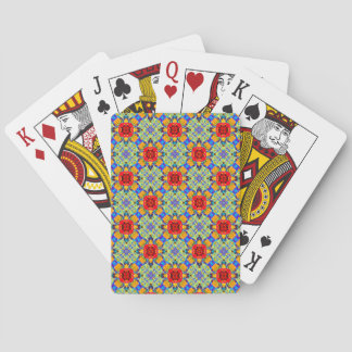 Uppspelningskort för abstrakt Geometric Ro Casinokort