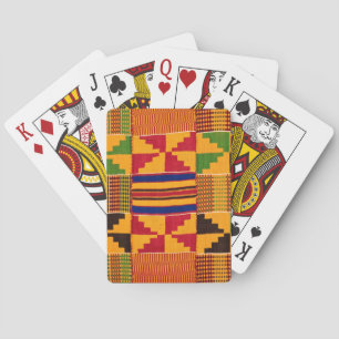 Uppspelningskort för afrikanska utskrifter casinokort