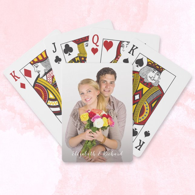 Uppspelningskort för anpassat namn för foto casinokort (Skapare uppladdad)