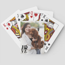 Uppspelningskort för Anpassningsbar Paw-utskrift Casinokort