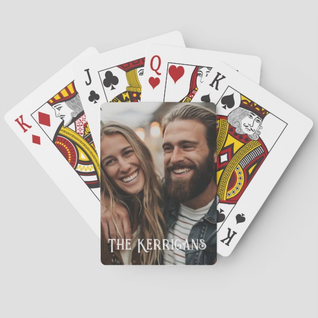Uppspelningskort för anpassningsbar Poker - Person Casinokort (Baksidan)