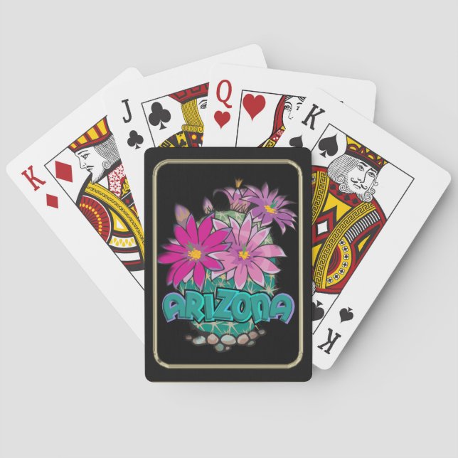 Uppspelningskort för Arizona Cactus Casinokort (Baksidan)