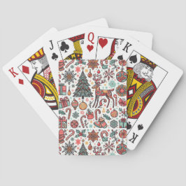 Uppspelningskort för årshjul Retro Träd Gift Casinokort