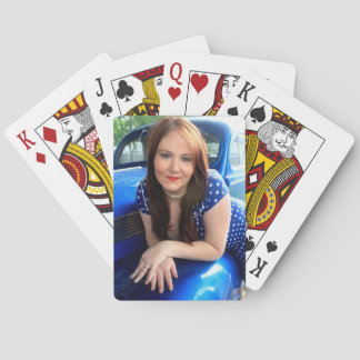 Uppspelningskort för blå Vintage Spelkort