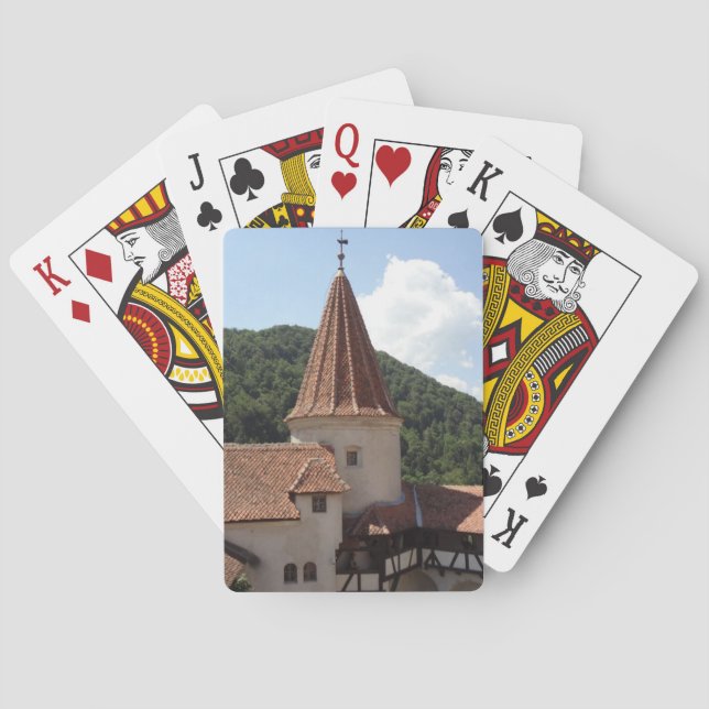 Uppspelningskort för Bran Dracula Castle Casinokort (Baksidan)
