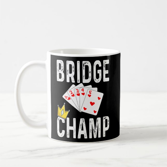 Uppspelningskort för Bridge-spelningskort för Brid Kaffemugg (Vänster)