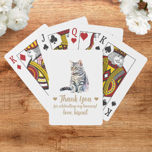 Uppspelningskort för Cat Wedding-favoriter Casinokort