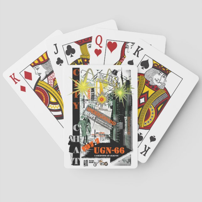 Uppspelningskort för Chatta Spel Kort (Baksidan)