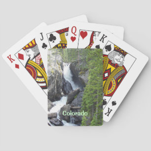 Uppspelningskort för Colorado Mountain Waterfall Casinokort