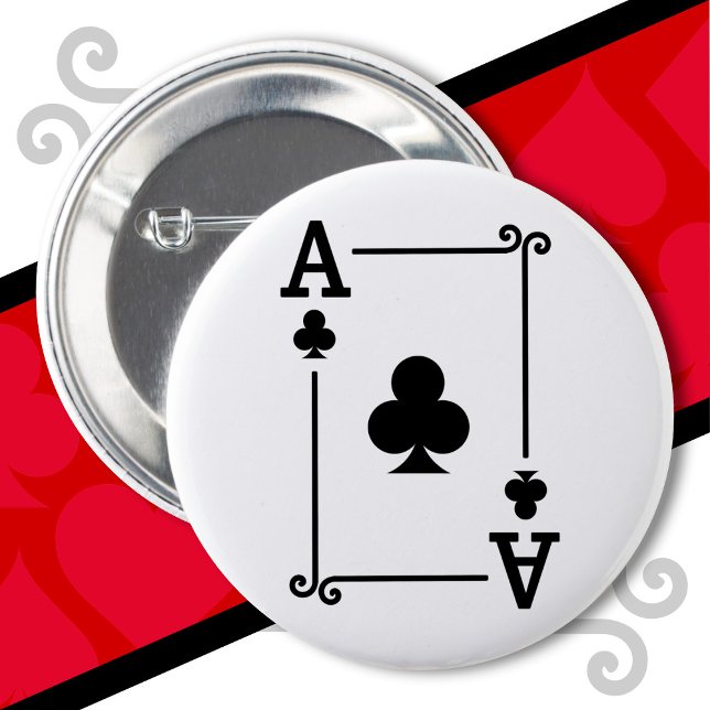 Uppspelningskort för Costume Ace Klubbs Card Ace Knapp (Skapare uppladdad)