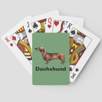 Uppspelningskort för Dachshund Hund Casinokort