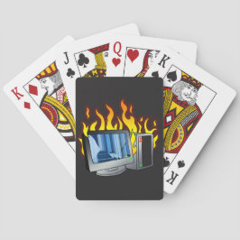 Uppspelningskort för datorbrand casinokort