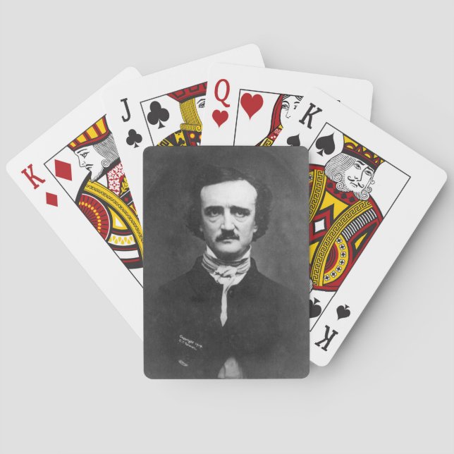 Uppspelningskort för Edgar Allan Poe Casinokort (Baksidan)