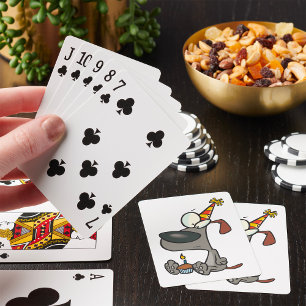 Uppspelningskort för födelsedagskalender Hund Casinokort