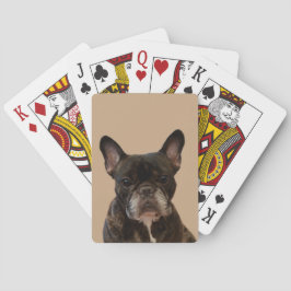 Uppspelningskort för fransk Bulldog Casinokort