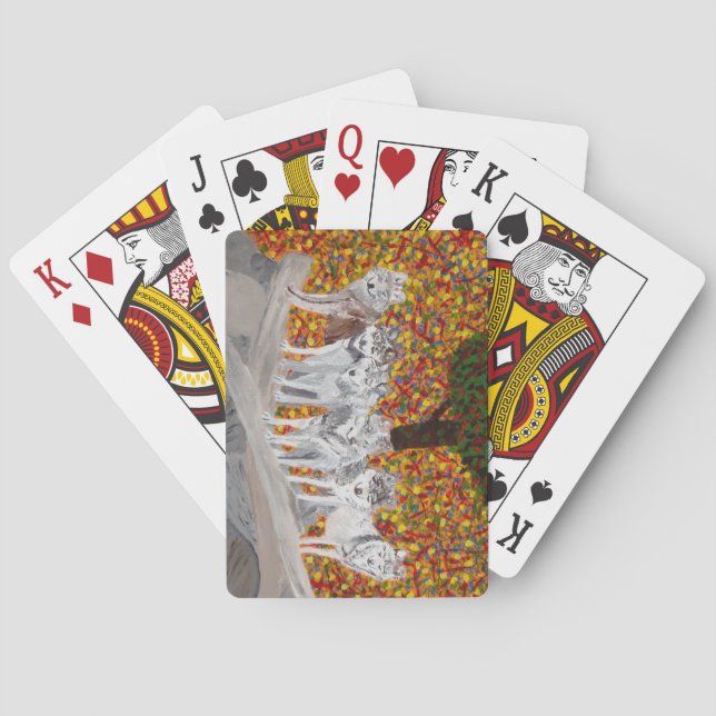 Uppspelningskort för Grått-Varg Casinokort (Baksidan)