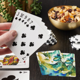 Uppspelningskort för grönt casinokort