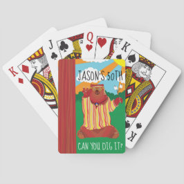 Uppspelningskort för Groovy Bear Birthday Casinokort
