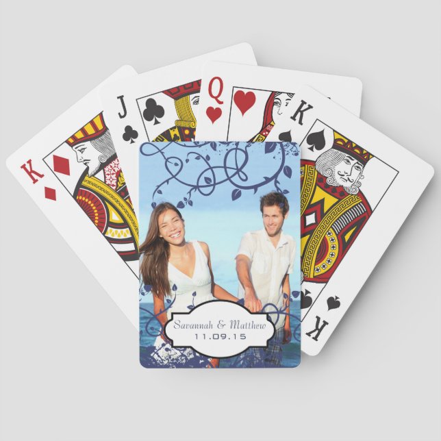 Uppspelningskort för grovfoderflottan i Bröllop Casinokort (Baksidan)