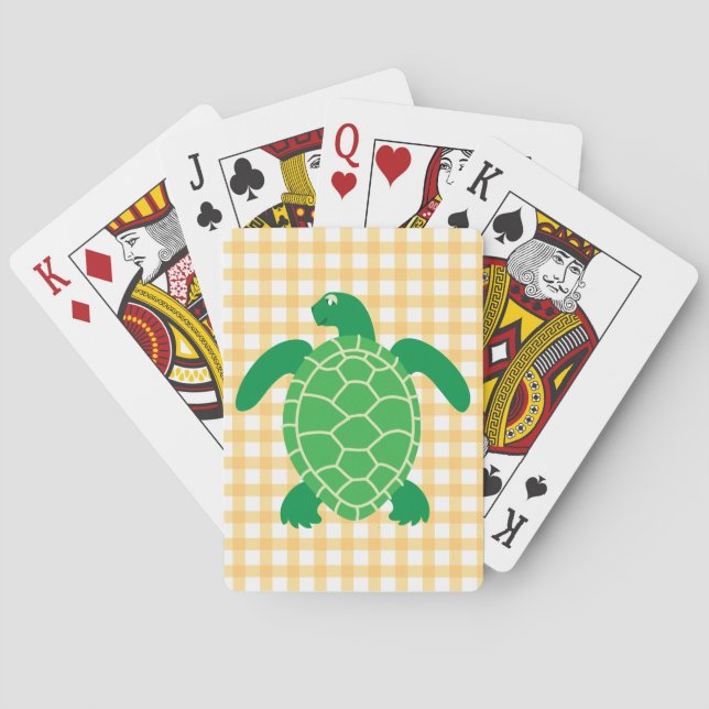 Uppspelningskort för havssköldpaddor casinokort (Baksidan)
