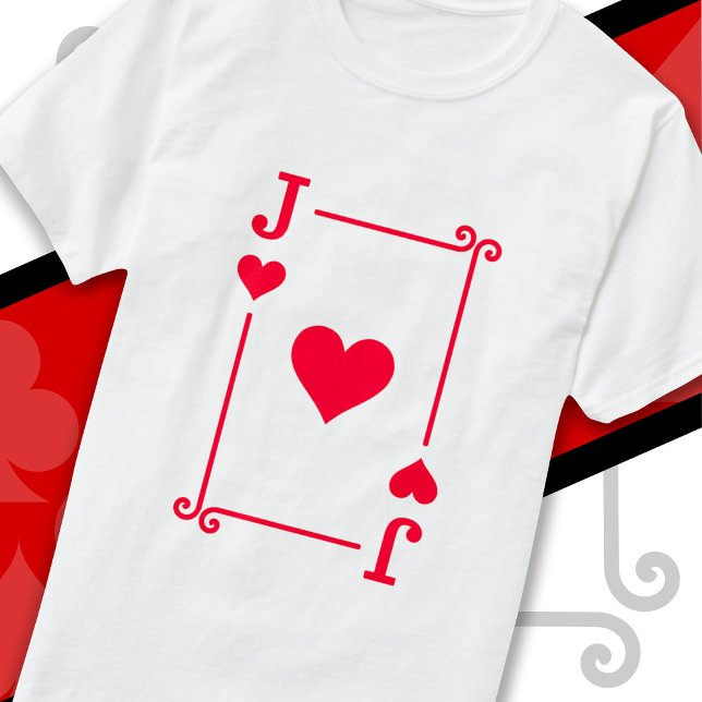 Uppspelningskort för Hearcard-Jack för Jack av kon T Shirt (Skapare uppladdad)
