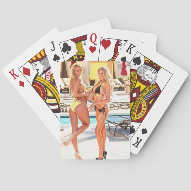 Uppspelningskort för hett  casinokort (Baksidan)