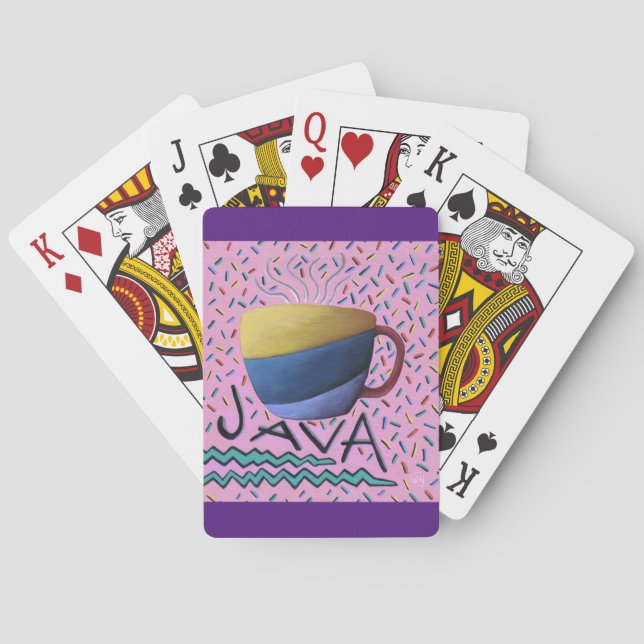 Uppspelningskort för Java-kaffe Casinokort (Baksidan)